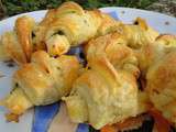 Mini-croissants aux escargots - Les recettes de mimi