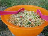 Salade de riz au ras el-hanout - Les recettes de mimi