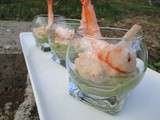 Verrines de crabe au guacamole - Les recettes de mimi