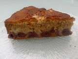 Gâteau amandine crumble aux cerises (ronde interblogs 33)