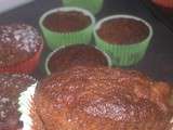 Muffins poire / chocolat
