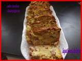Cake lardon champignon