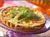 Tartelettes au crabe et aux St Jacques