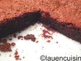 Gâteau brownie fondant au chocolat