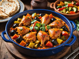 Tajine de poulet épicé qui saura enchanter vos papilles