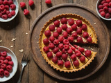 Voyage gustatif avec la tarte amandine à la framboise de Céci