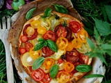 Tarte aux dernière tomates de l'été