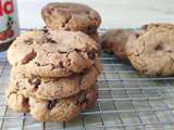 Cookies au chocolat et au nutella