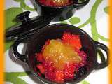 Mini cocottes fruits rouges et thé aux agrumes