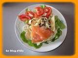 Salade composée au saumon