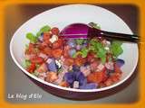 Salade multicolore de saison