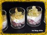 Verrine pig and chips
