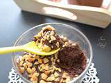 Mousse au chocolat & beurre de cacahuètes (Aquafaba)