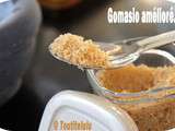 Gomasio amélioré tout simple, condiment sans gluten et sans lactose pour une cuisine voyage