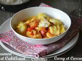 Cabillaud Saumon et Crevettes au Curry et Curcuma