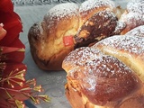 Brioche roumaine au loukoum et chocolat/ Cozonac