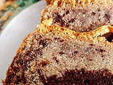 Cake marbré au beurre de cacahuète (keto, sans lactose, sans gluten)