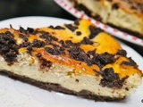 Cheesecake au fromage frais et base au chocolat (keto/ig bas, sans gluten)