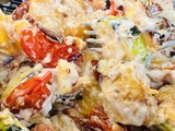 Courgettes rôties avec tomates cerises et feta à l’Airfryer