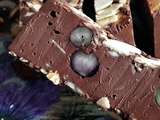 Fudge fondant chocolat-myrtilles (Ig Bas, Low Carb)