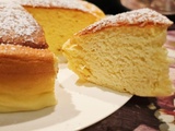 Gâteau au fromage japonais/Japanese jiggly cheesecake,