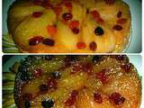 Gâteau aux poires et raisins secs