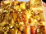 Gâteau aux pommes et pistaches