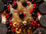 Goûter Monstre d'Halloween en compote de poires maison