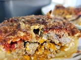 Gratin de courgette et Courgette farcie