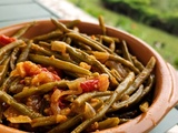 Haricots verts aux tomates cerises