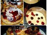 Pancakes à la vanille et aux fruits rouges