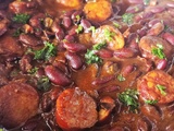 Ragoût de haricots rouges à la saucisse fumée