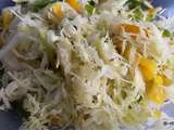 Salade de chou blanc mariné