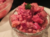 Salade de pommes de terre et betterave