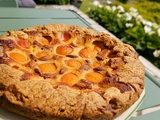 Tarte aux abricots et amandes