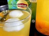 Thé glacé orange et menthe