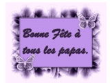 Bonne fête des pères