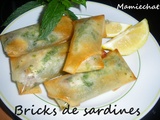 Bricks de sardines à l'huile