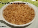 Crumble de maquereaux