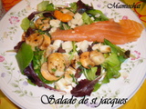 Salade de st Jacques