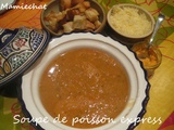 Soupe de poisson express