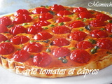 Tarte aux tomates et aux câpres