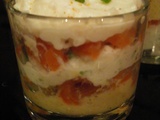 Verrine tricolores