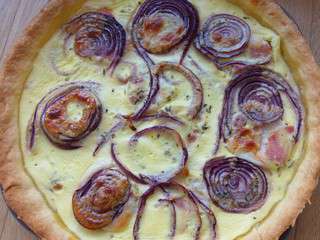 Recettes de Tarte aux Oignons Rouges