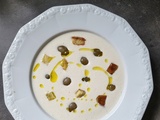 Ajo blanco - Soupe froide espagnole à l'ail et aux amandes