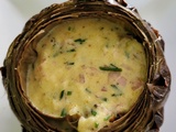 Artichaut vinaigrette des Gourmandises de Loubna