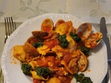 Cappelletti de Romagna aux palourdes et épinards