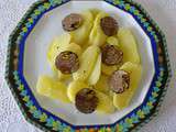 Carpaccio de pommes de terre aux truffes