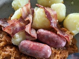 Choucroute à la hongroise au paprika et à la crème