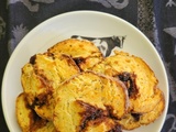 Cookies à la Fourme de Montbrison et à la confiture de myrtilles